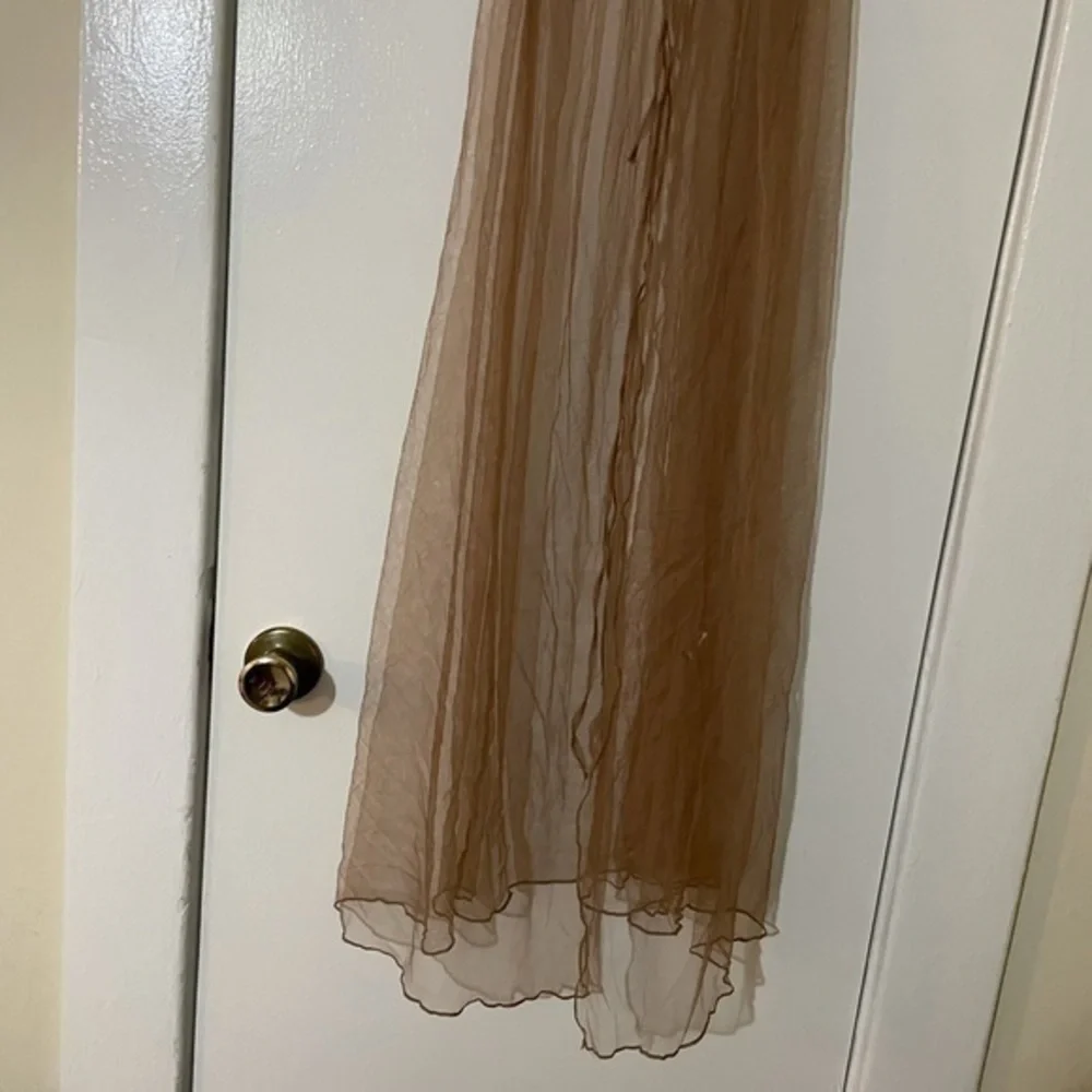 Sheer Tan beach‎ coverup one size fits most